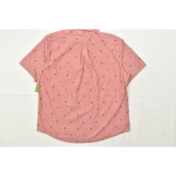 U.S. Polo Assn. Men's Big & Tall Size 3XL Red Palm Tree Button Down Shirt NEW - Picture 2 of 8